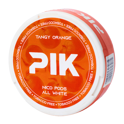 PIK Nico Pods All White Tangy Orange