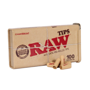 Raw 100 Pre-rolled Tips