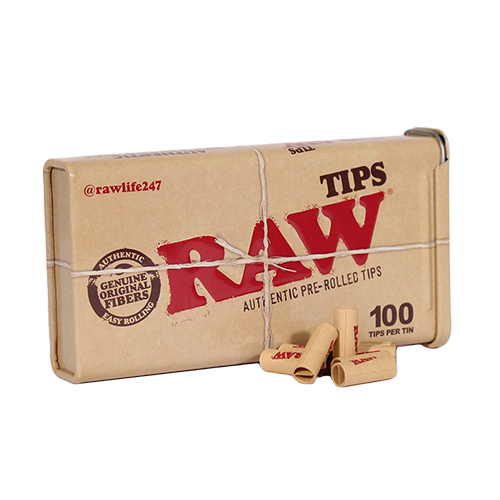 Raw 100 Pre-rolled Tips