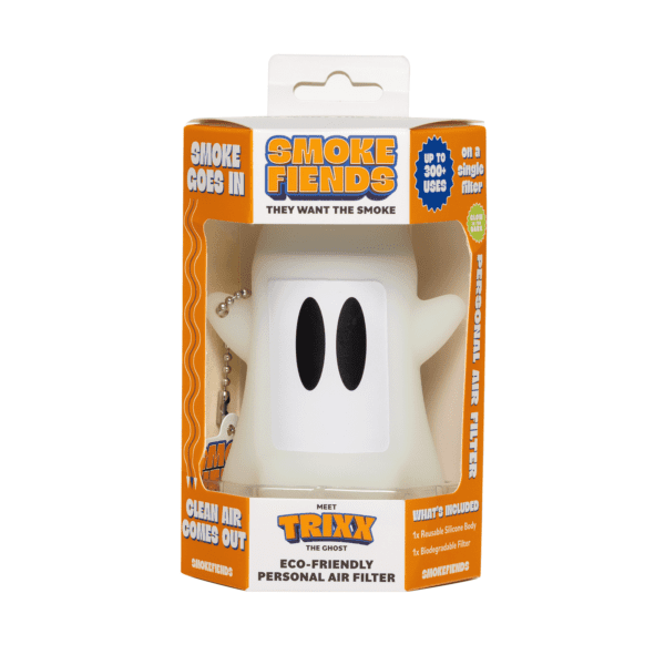 Trixx The Ghost Themed Eco-Friendly Personal Air Filter - Smoke Fiends