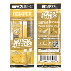 Quick Hitters Banana Flavored One Hitter 2 Pack