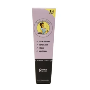 Blazy Susan 6 Purple Cones