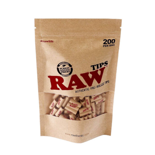 Raw Authentic Pre-rolled 200 Tips