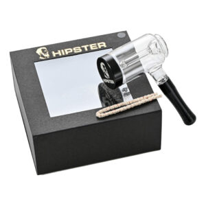6 inch Aluminum and Glass Bubbler With Glass Tube