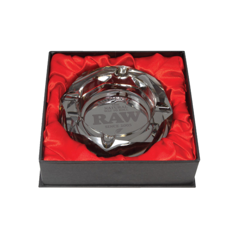 Raw Dark Side Glass Ashtray