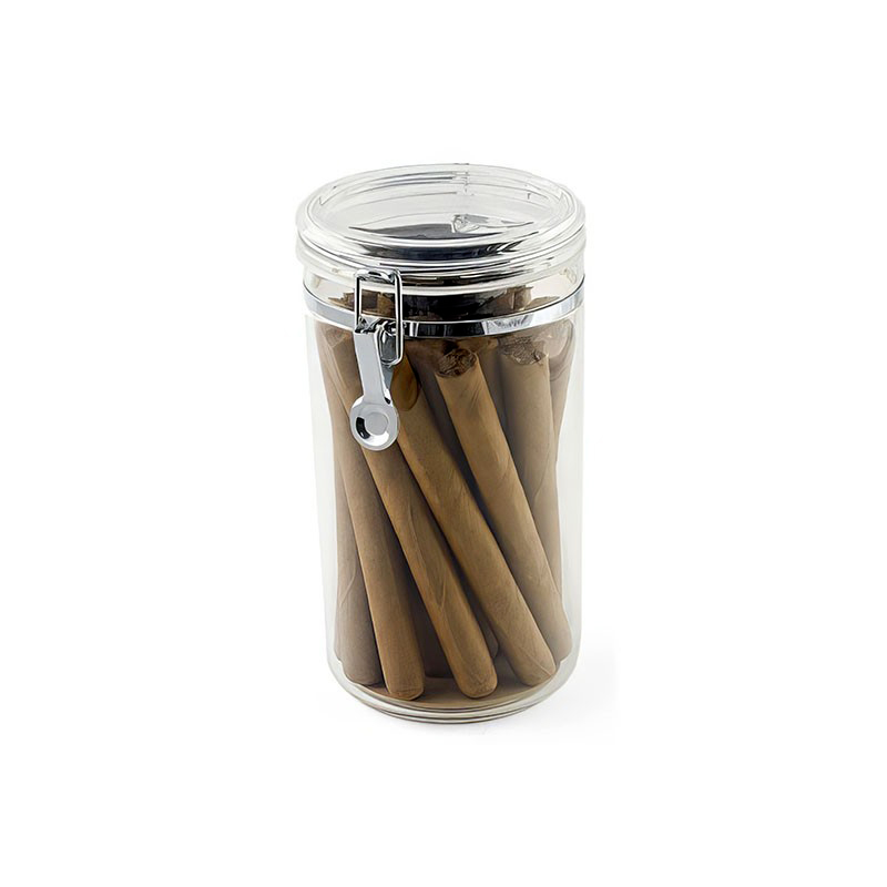 Acrylic Cigar Jar Humidor AJ25