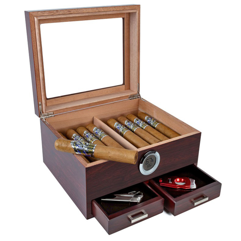 Chalet Cherry Glasstop with Storage CHLTG/DRW – Image 2