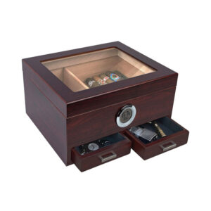 Chalet Cherry Glasstop with Storage CHLTG/DRW