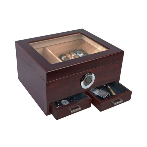 Chalet Cherry Glasstop with Storage CHLTG/DRW