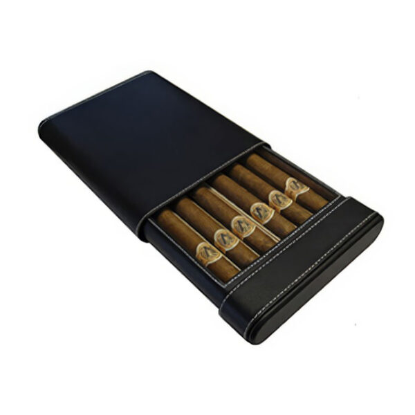 6 Cigar Leather Humidor LCG6