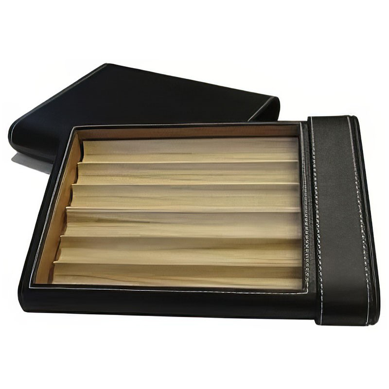 6 Cigar Leather Humidor LCG6 – Image 5
